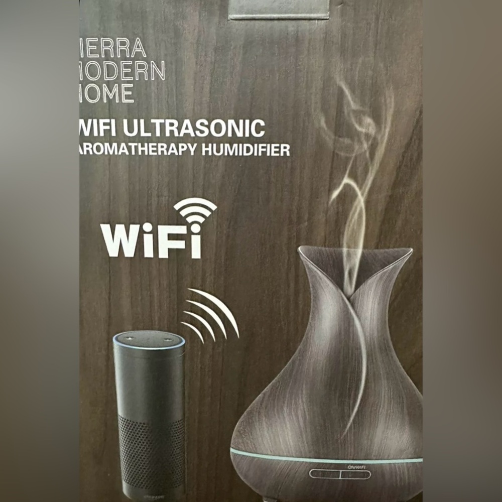 Ultrasonic Aromatherapy Humidifier-Alexa Compatible, Portable - Picture 5 of 6